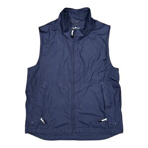 Gill Inshore Sport Vest Full Zip Navy Blue Nylon Vest Jacket Mens Small